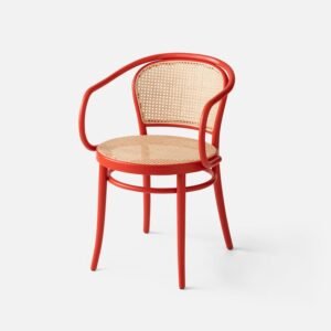 Open TON 33 Bentwood Caned Armchair::Persimmon::Main in zoom modal