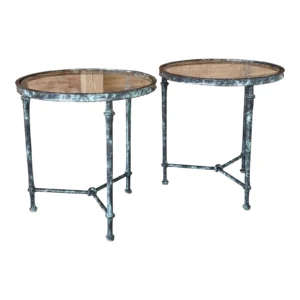 Coastal Brown Jordan Aluminum Side Tables